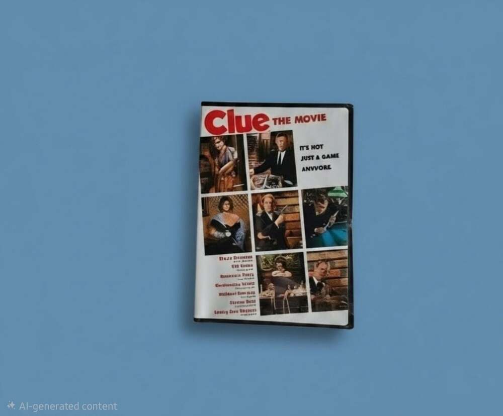 Clue The Movie DVD — White & Red Cover